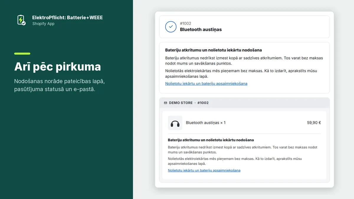 ElektroPflicht lietotnes ekrānuzņēmums: Arī pēc pirkuma